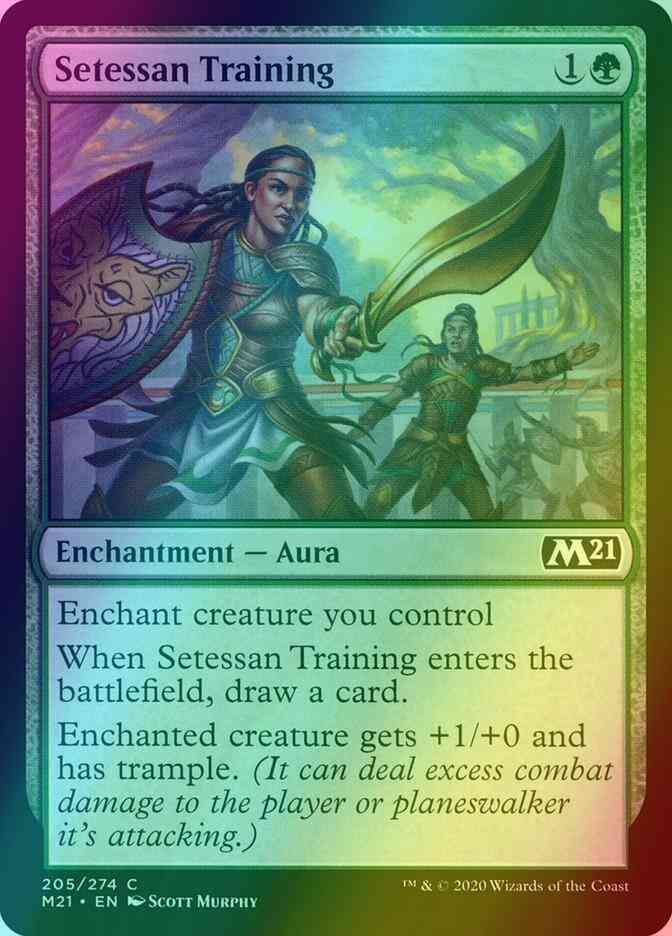 Setessan Training [205] [Core Set 2021] [Foil]