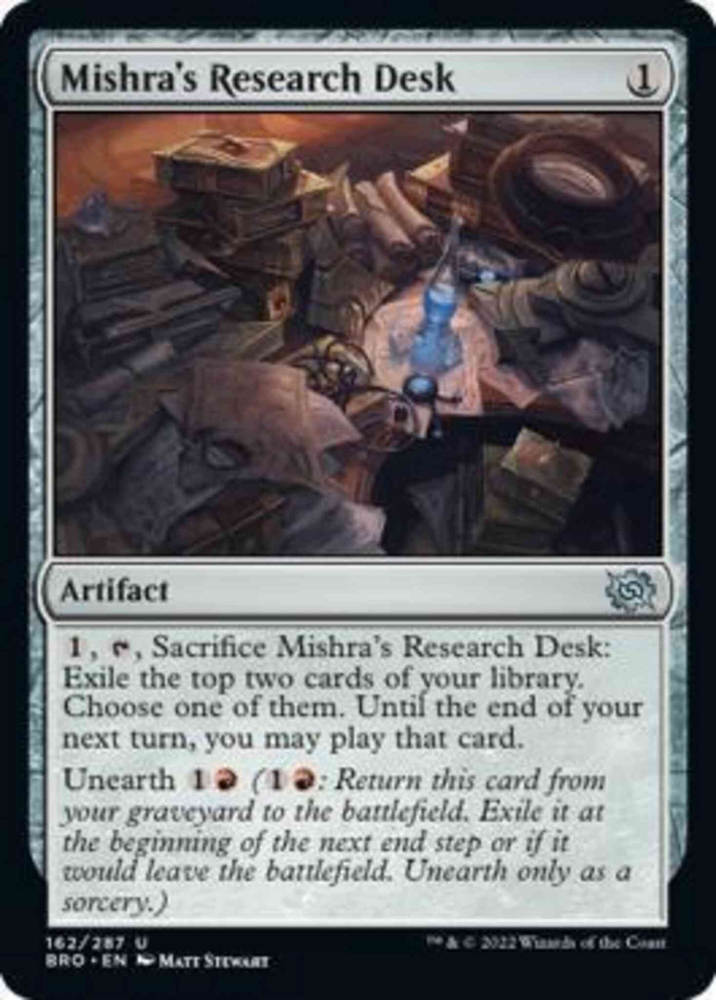 Mishra's Research Desk [162] [The Brothers' War] [Non-Foil]