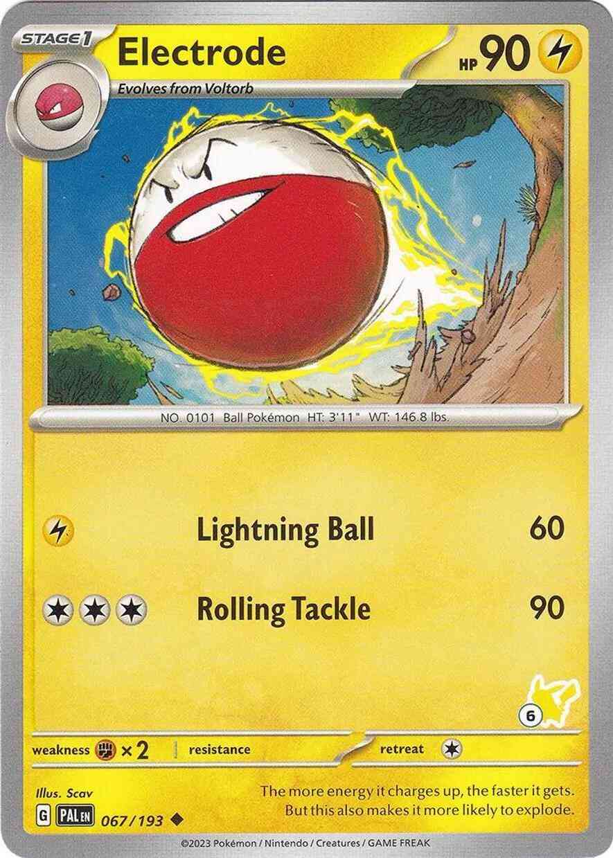 Electrode - 067/193 - Uncommon - Pikachu Stamp [ba03-PIK6] [Non-Holo]