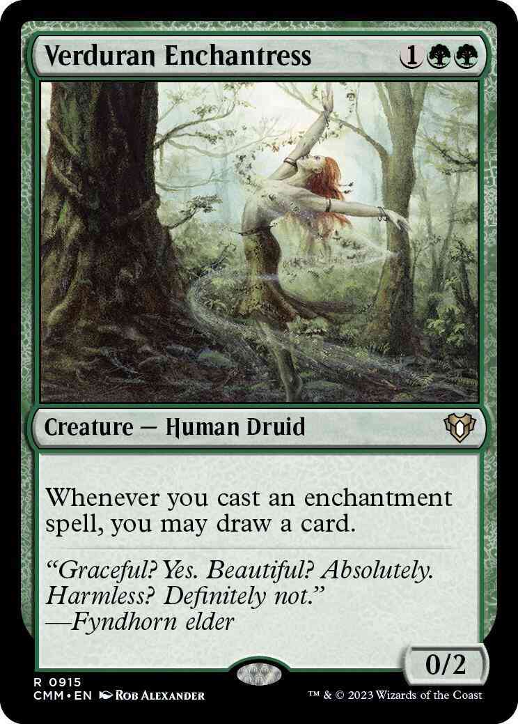 Verduran Enchantress [915] [Commander Masters] [Non-Foil]