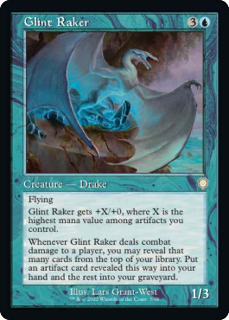Glint Raker [7] [Retro Frame] [The Brothers' War: Commander] [Non-Foil]