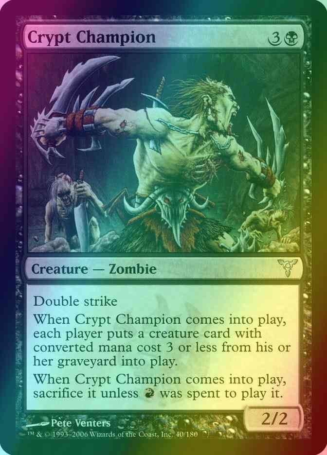 Crypt Champion [40] [Dissension] [Foil]