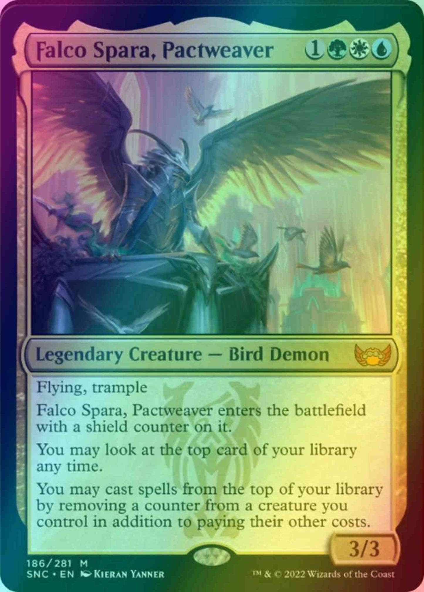 Falco Spara, Pactweaver [186] [Streets of New Capenna] [Foil]