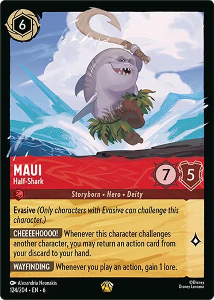 Maui - Half-Shark - 124/204 [Azurite Sea] [Non-Foil]