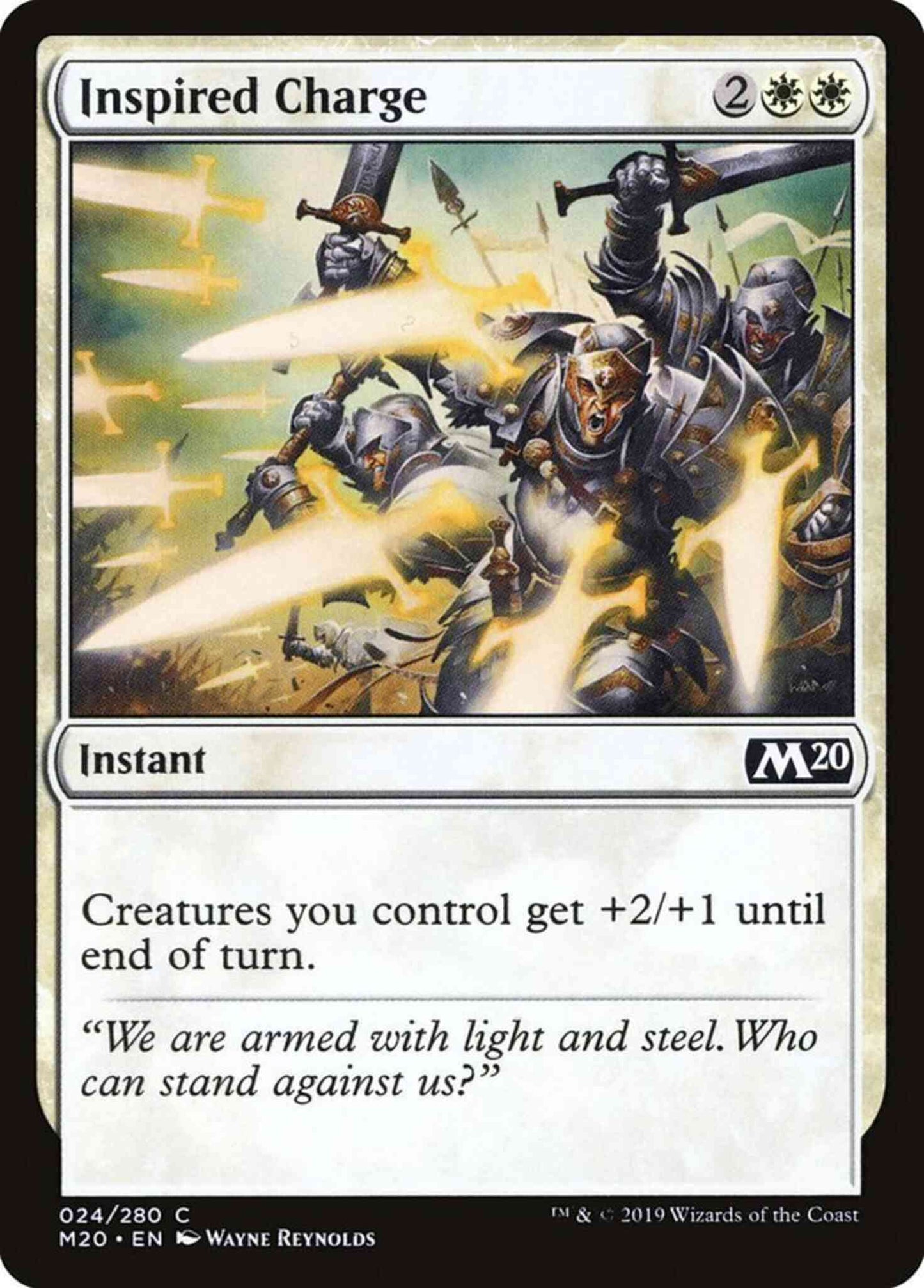 Inspired Charge [24] [Core Set 2020] [Non-Foil]