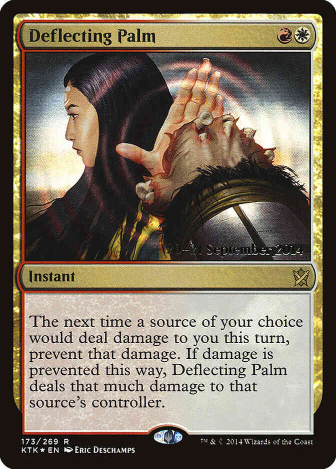 Deflecting Palm [173s] [Khans of Tarkir Promos] [Foil]