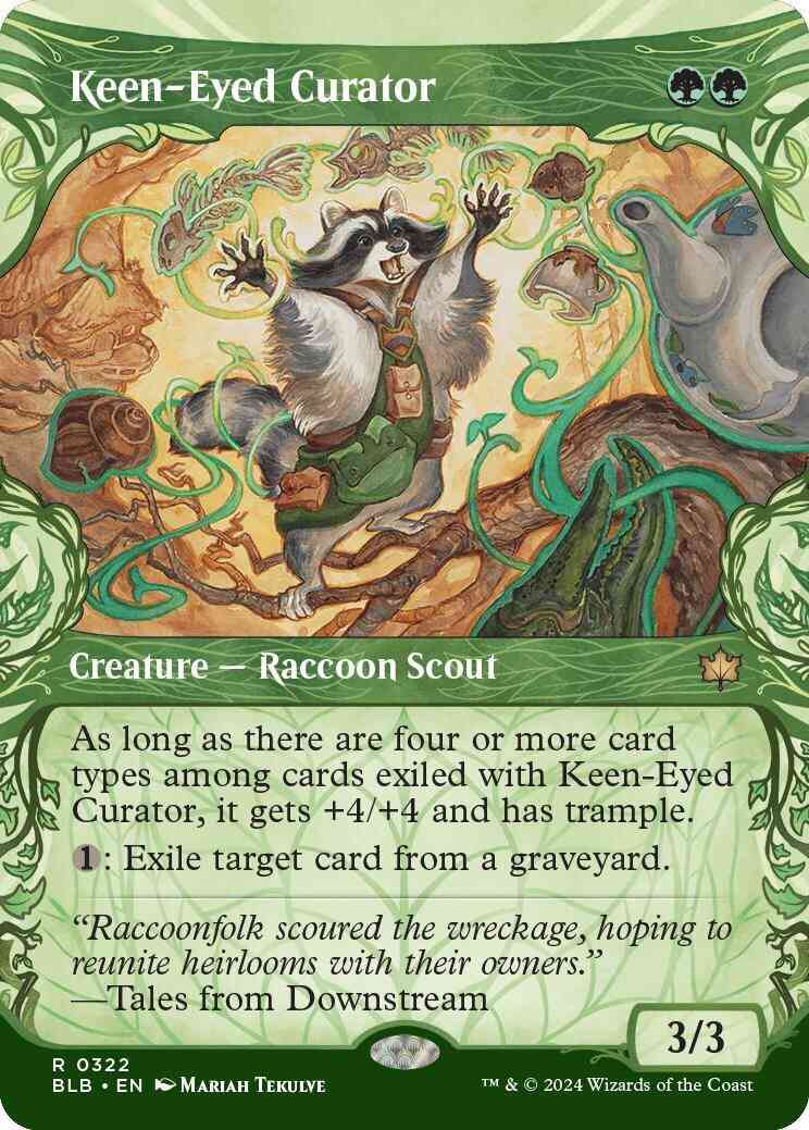 Keen-Eyed Curator [322] [Woodland Showcase] [Bloomburrow] [Non-Foil]