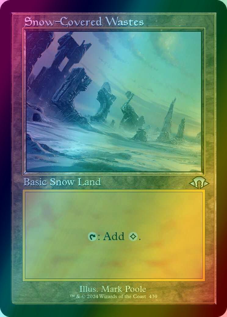 Snow-Covered Wastes [439] [Retro Frame] [Modern Horizons 3] [Foil]