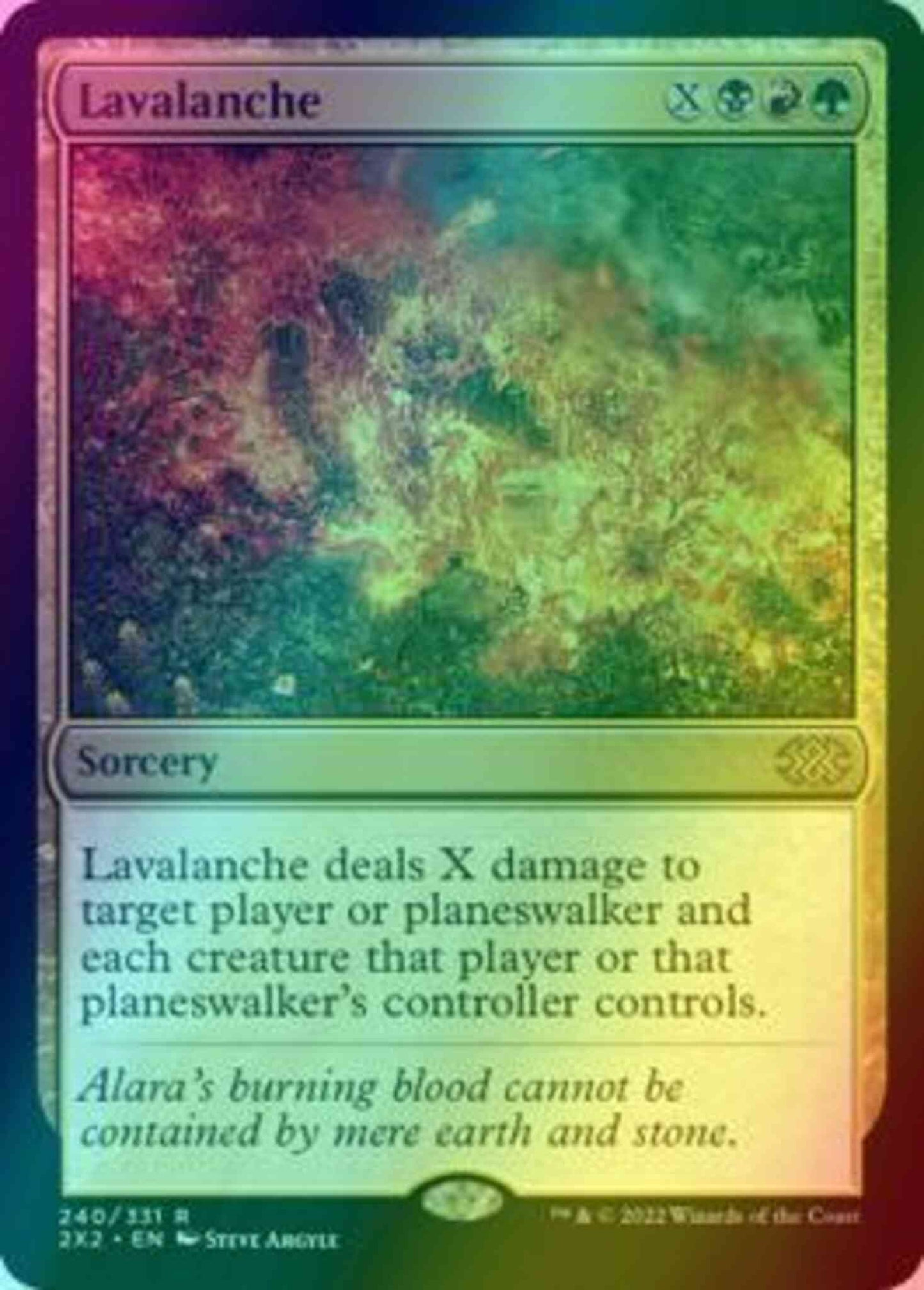 Lavalanche [240] [Double Masters 2022] [Foil]