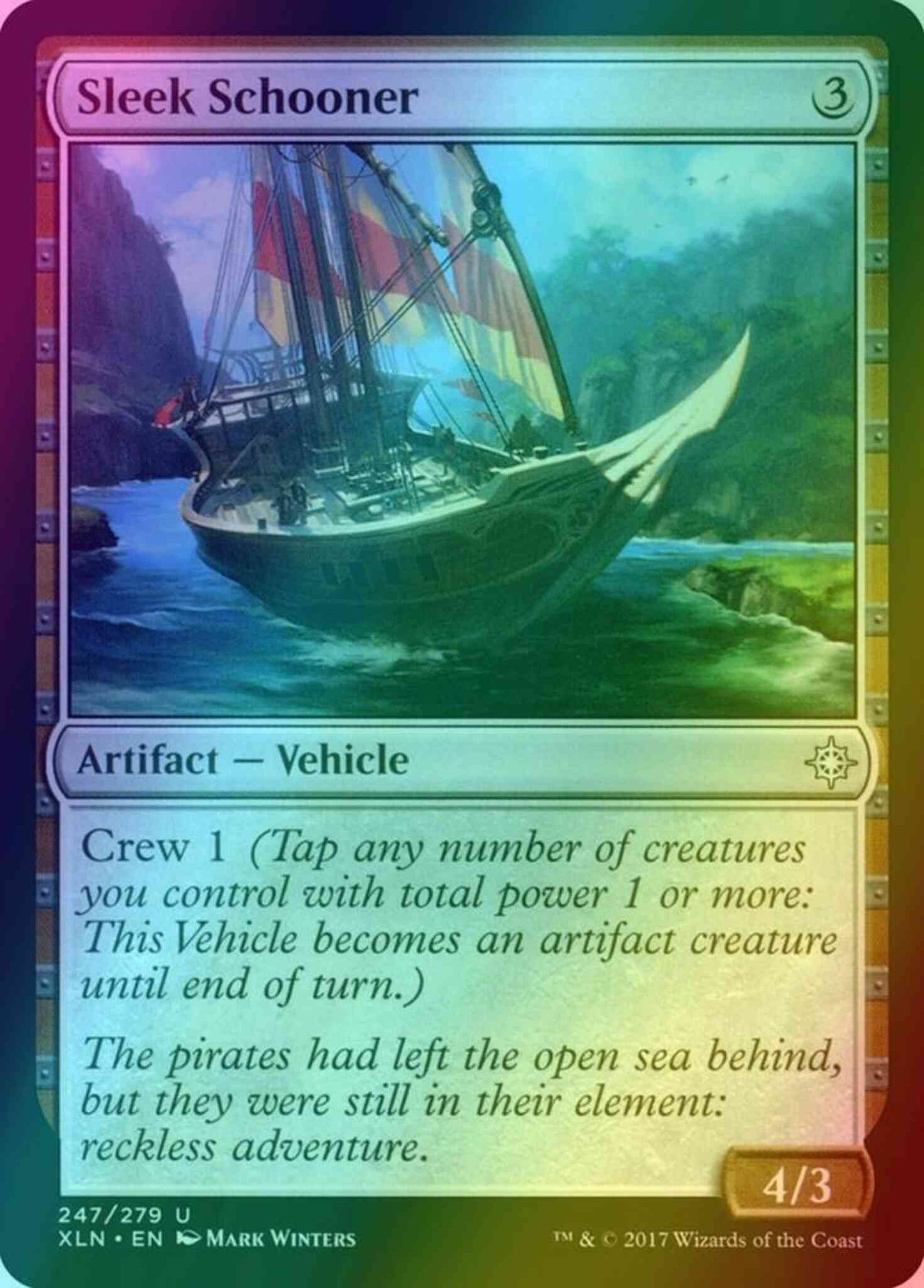Sleek Schooner [247] [Ixalan] [Foil]