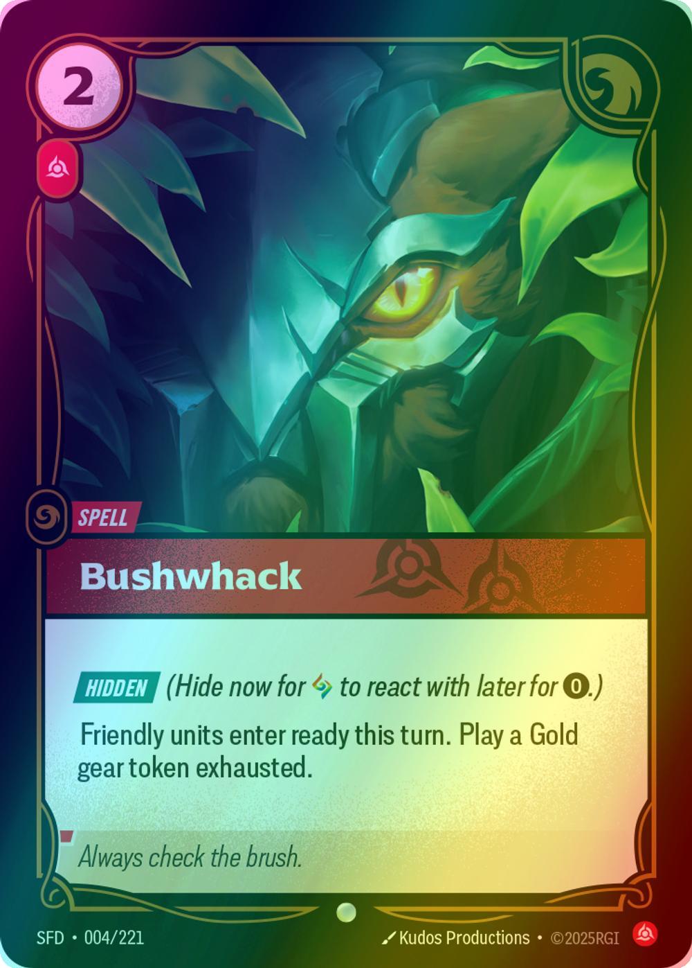 Bushwhack - 004/221 [Spiritforged] [Foil]