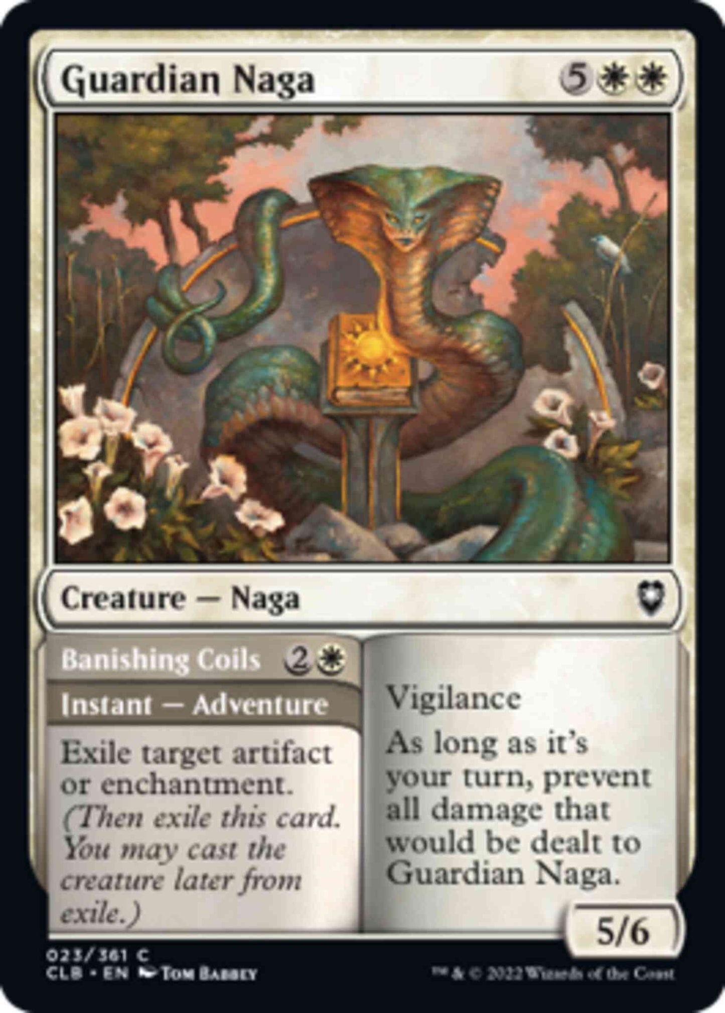 Guardian Naga // Banishing Coils [23] [Commander Legends: Battle for Baldur's Gate] [Non-Foil]