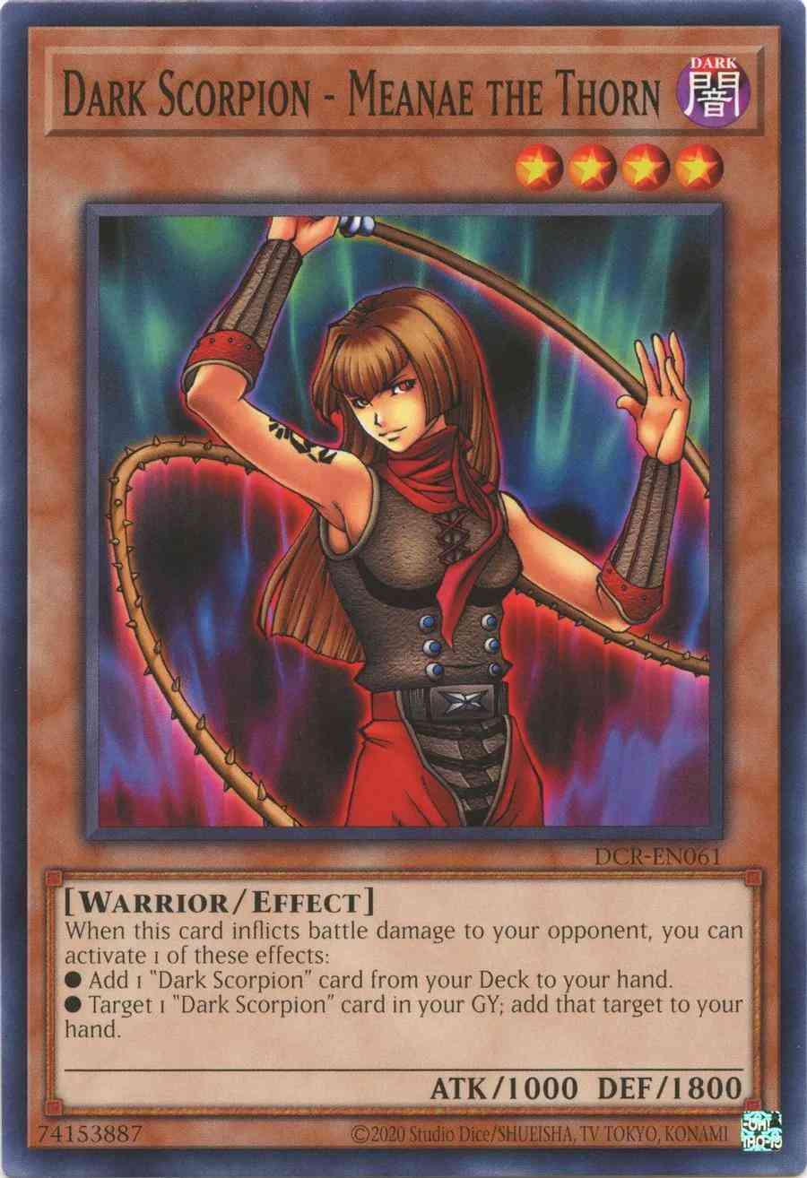 Dark Scorpion - Meanae the Thorn - 25th Anniversary - DCR-EN061 - Common - Unlimited