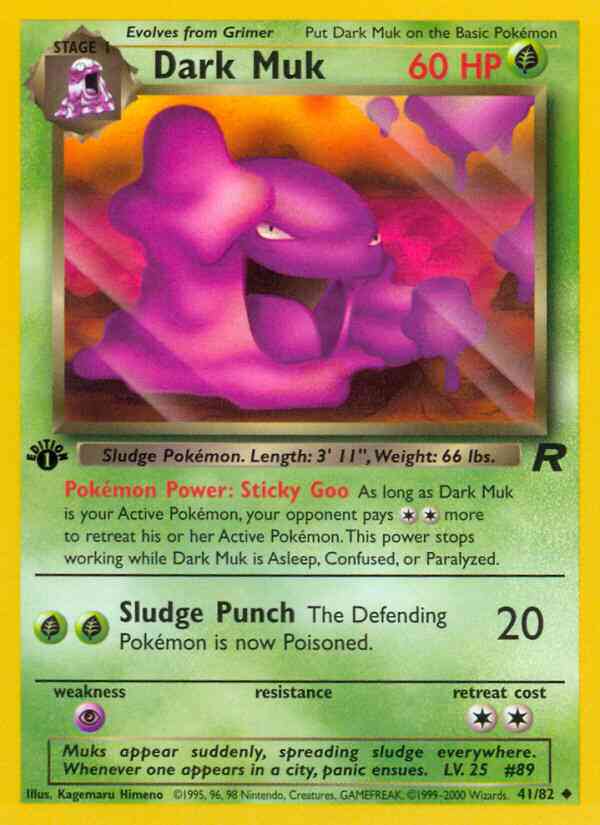 Dark Muk - 41/82 - Uncommon - 1st Edition [base5-41] [Non-Holo]