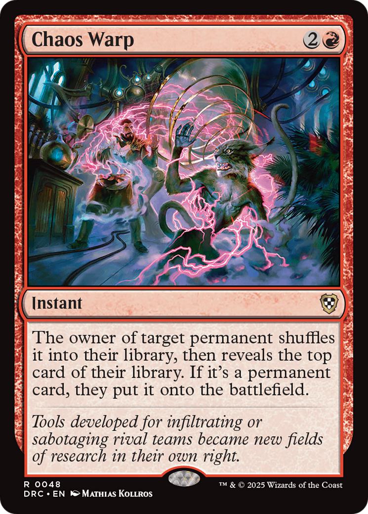 Chaos Warp [48] [Aetherdrift: Commander] [Non-Foil]