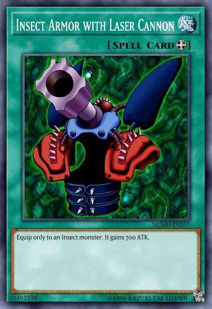 Insect Armor with Laser Cannon - NUMH-EN057 - Super Rare - 1st Edition