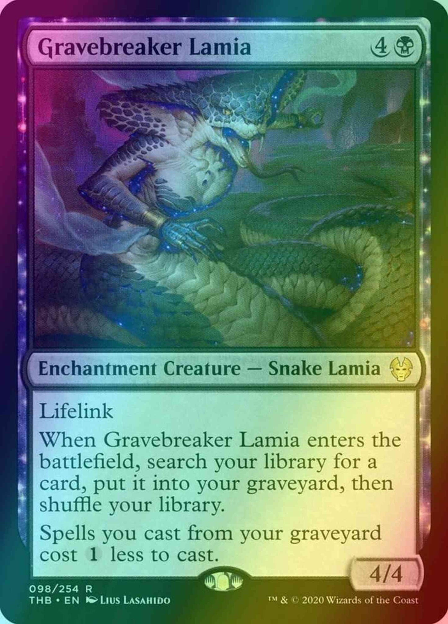 Gravebreaker Lamia [98] [Theros Beyond Death] [Foil]