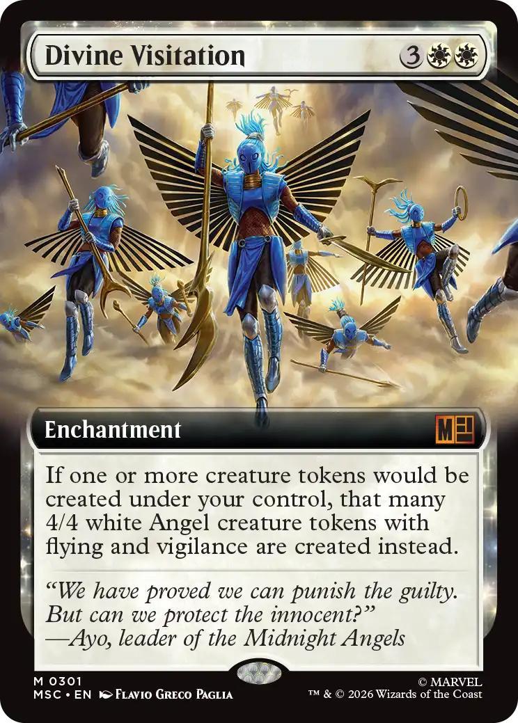 Divine Visitation [301] [Extended Art] [Marvel Super Heroes: Commander] [Non-Foil]