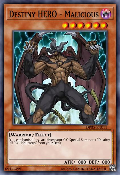 Destiny HERO - Malicious - LEHD-ENA04 - Common - 1st Edition