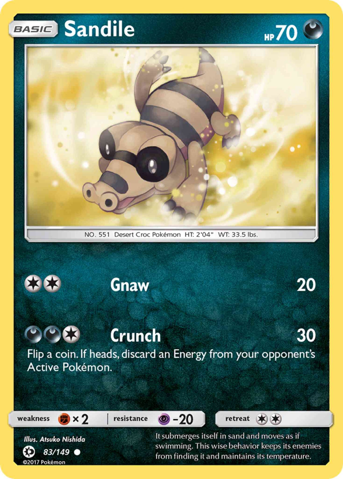 Sandile - 83/149 - Common [sm1-83] [Reverse Holo]