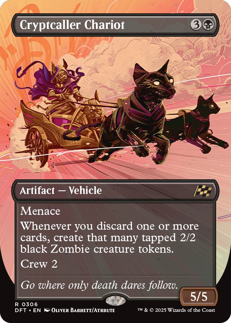 Cryptcaller Chariot [306] [Borderless] [Revved Up] [Aetherdrift] [Non-Foil]