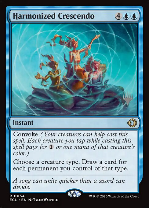 Harmonized Crescendo [54p] [Promo Pack] [Lorwyn Eclipsed: Promos] [Non-Foil]