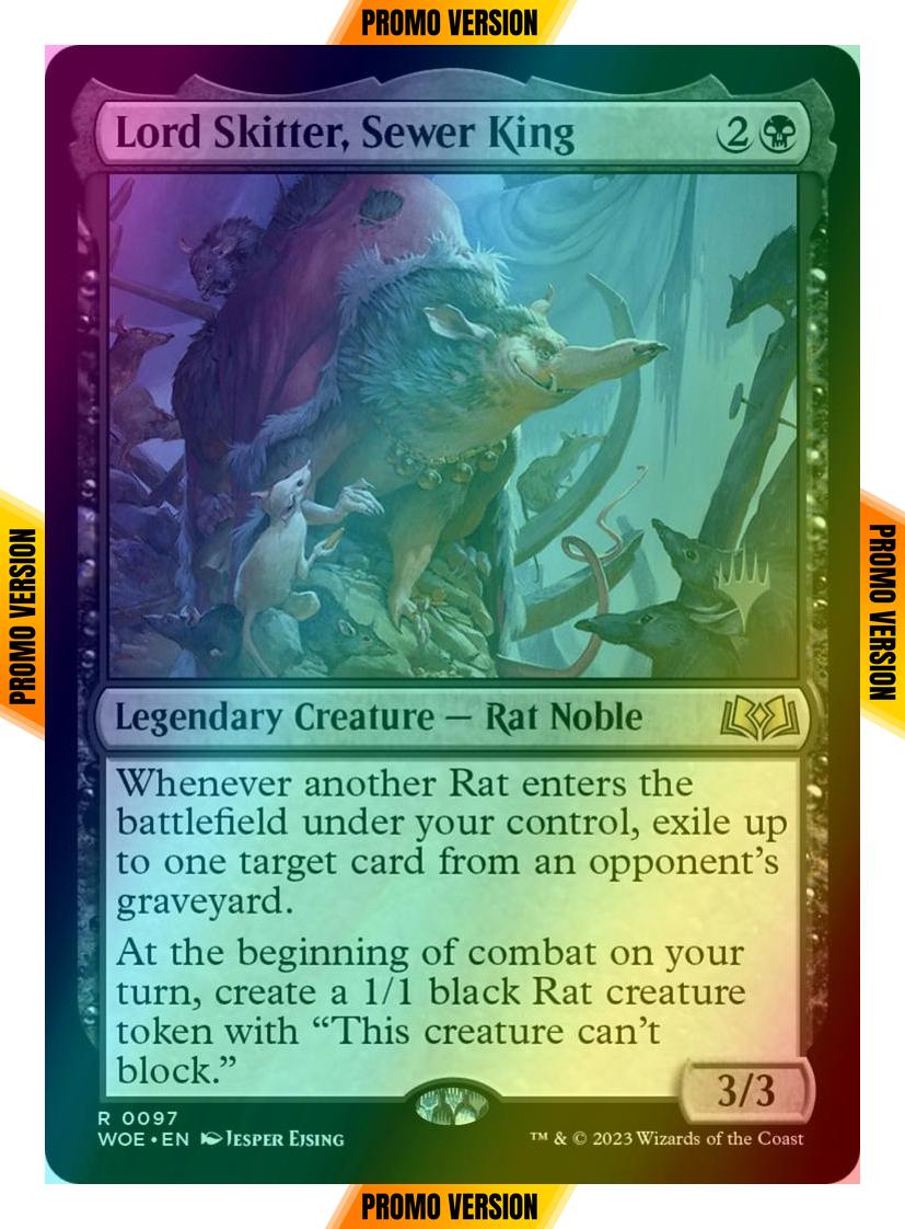 Lord Skitter, Sewer King [97p] [Promo Pack] [Wilds of Eldraine: Promos] [Foil]