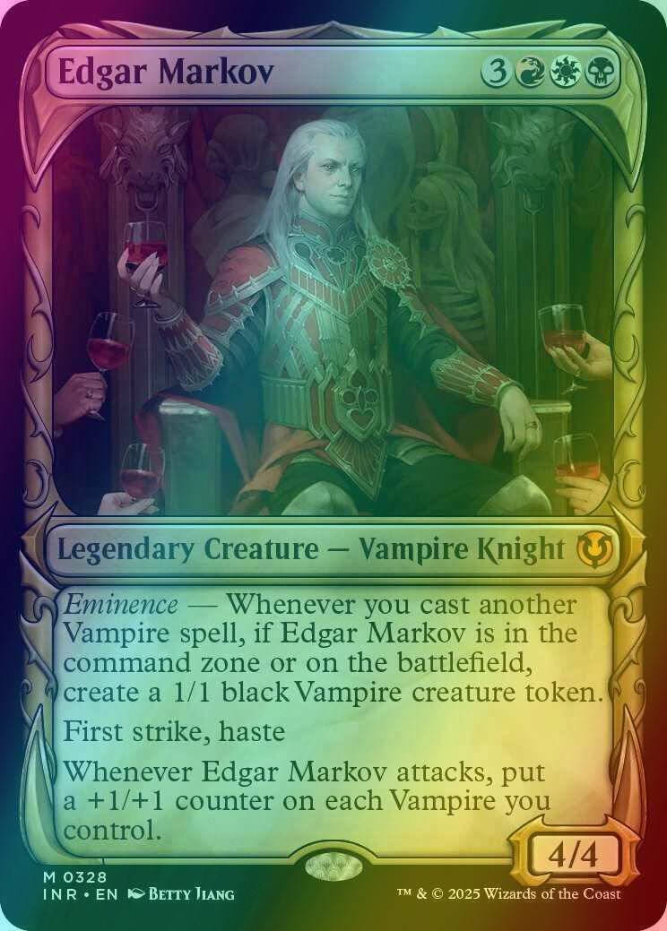 Edgar Markov [328] [Fang Frame Showcase] [Innistrad Remastered] [Foil]