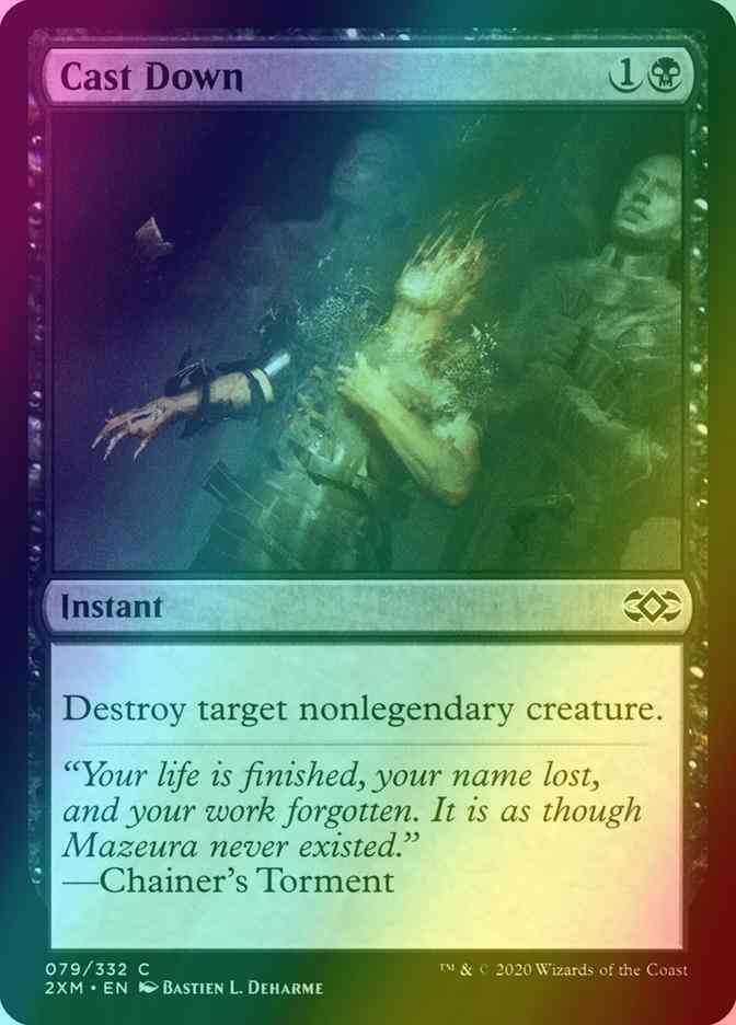 Cast Down [79] [Double Masters] [Foil]