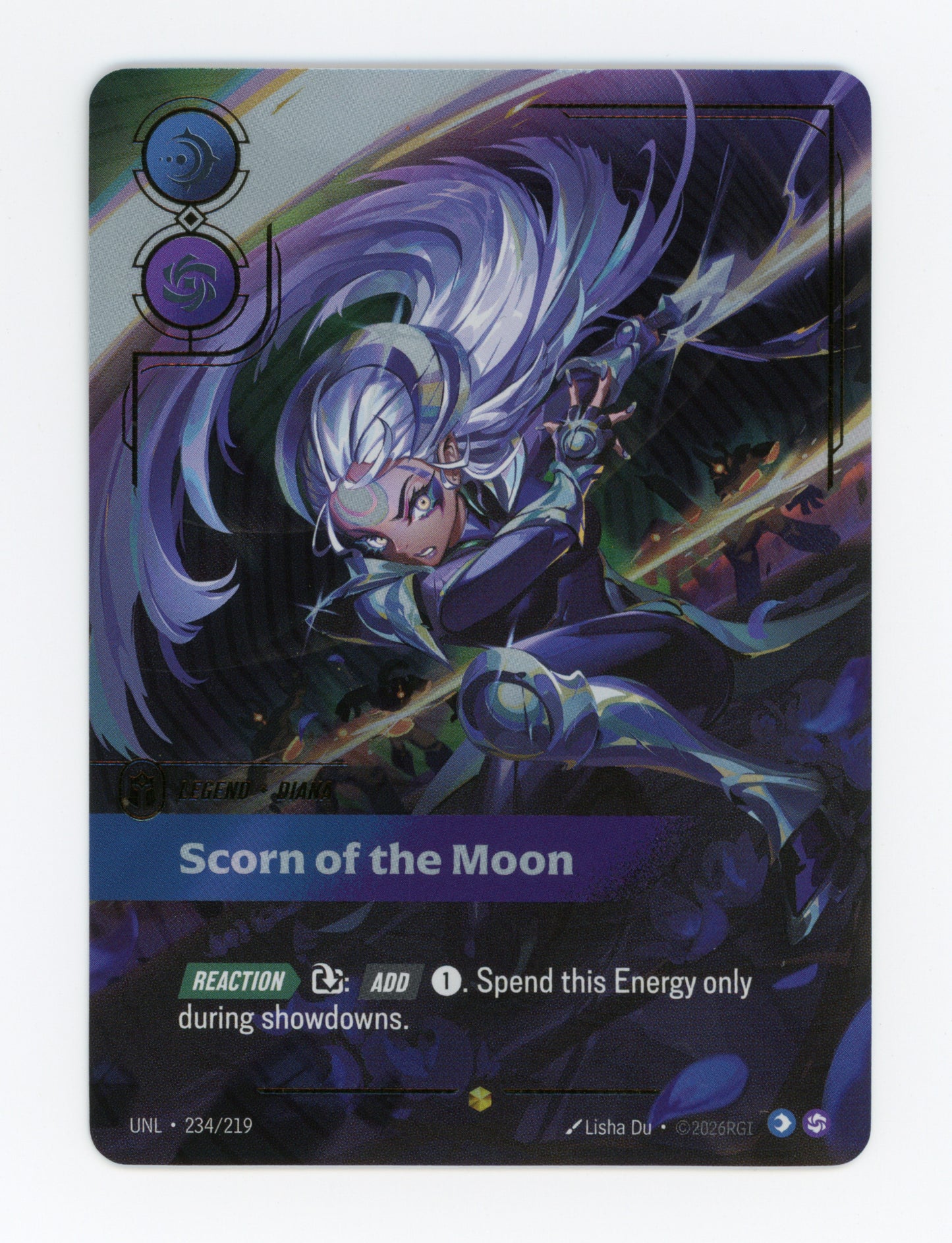 Scorn of the Moon (Diana) — Overnumbered|Foil — ID 19231