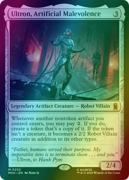 Ultron, Artificial Malevolence [252] [Marvel Super Heroes] [Foil