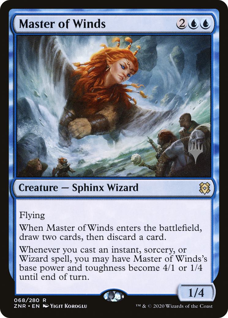 Master of Winds [Promo Pack] [68p] [Zendikar Rising Promos] [Non-Foil]