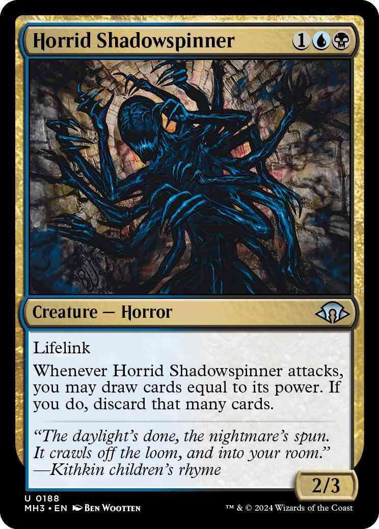 Horrid Shadowspinner [188] [Modern Horizons 3] [Foil]