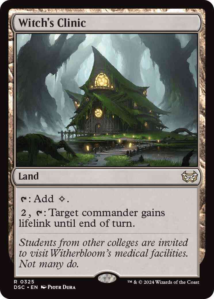 Witch's Clinic [325] [Duskmourn: House of Horror: Commander] [Non-Foil]