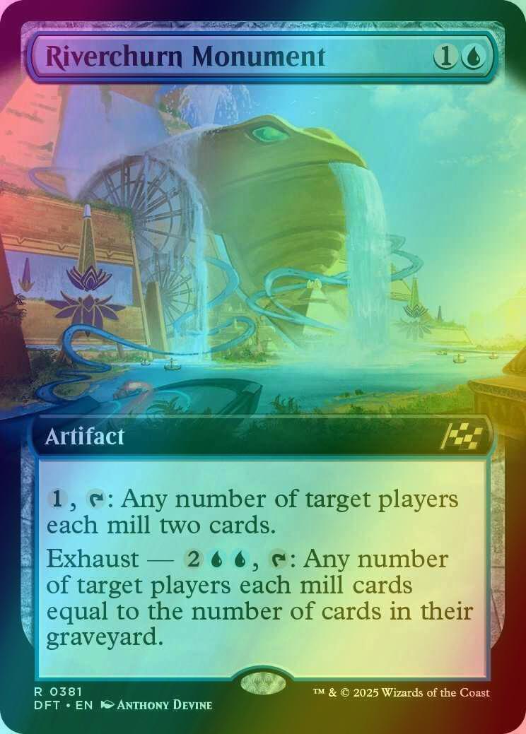 Riverchurn Monument [381] [Extended Art] [Aetherdrift] [Foil]