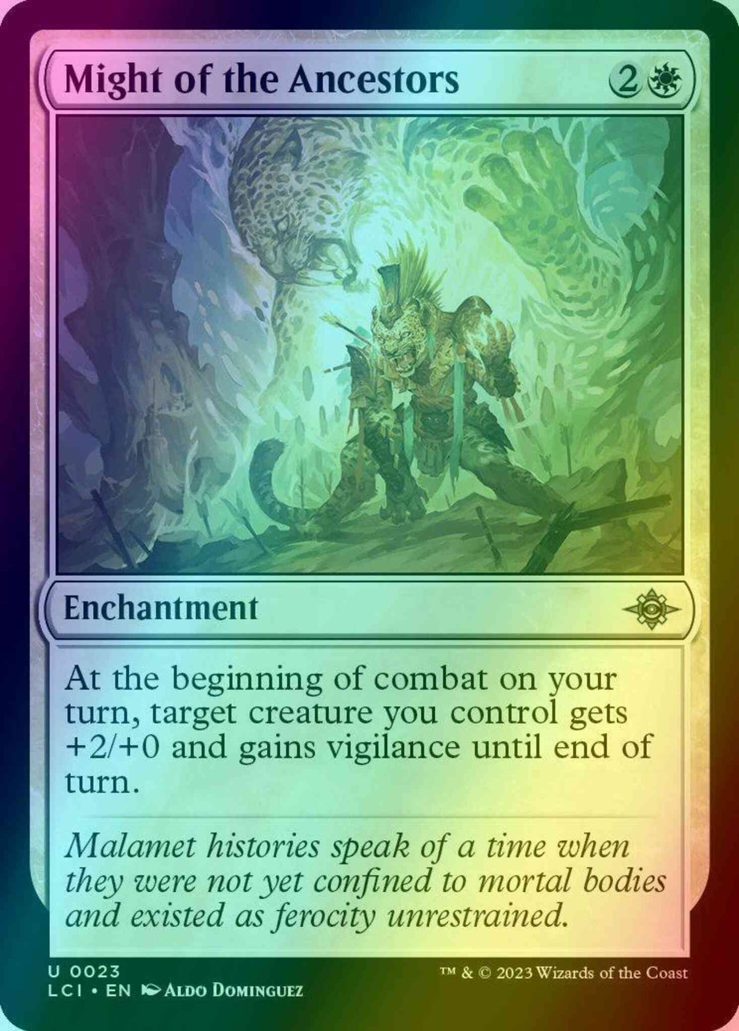 Might of the Ancestors [23] [The Lost Caverns of Ixalan] [Foil]