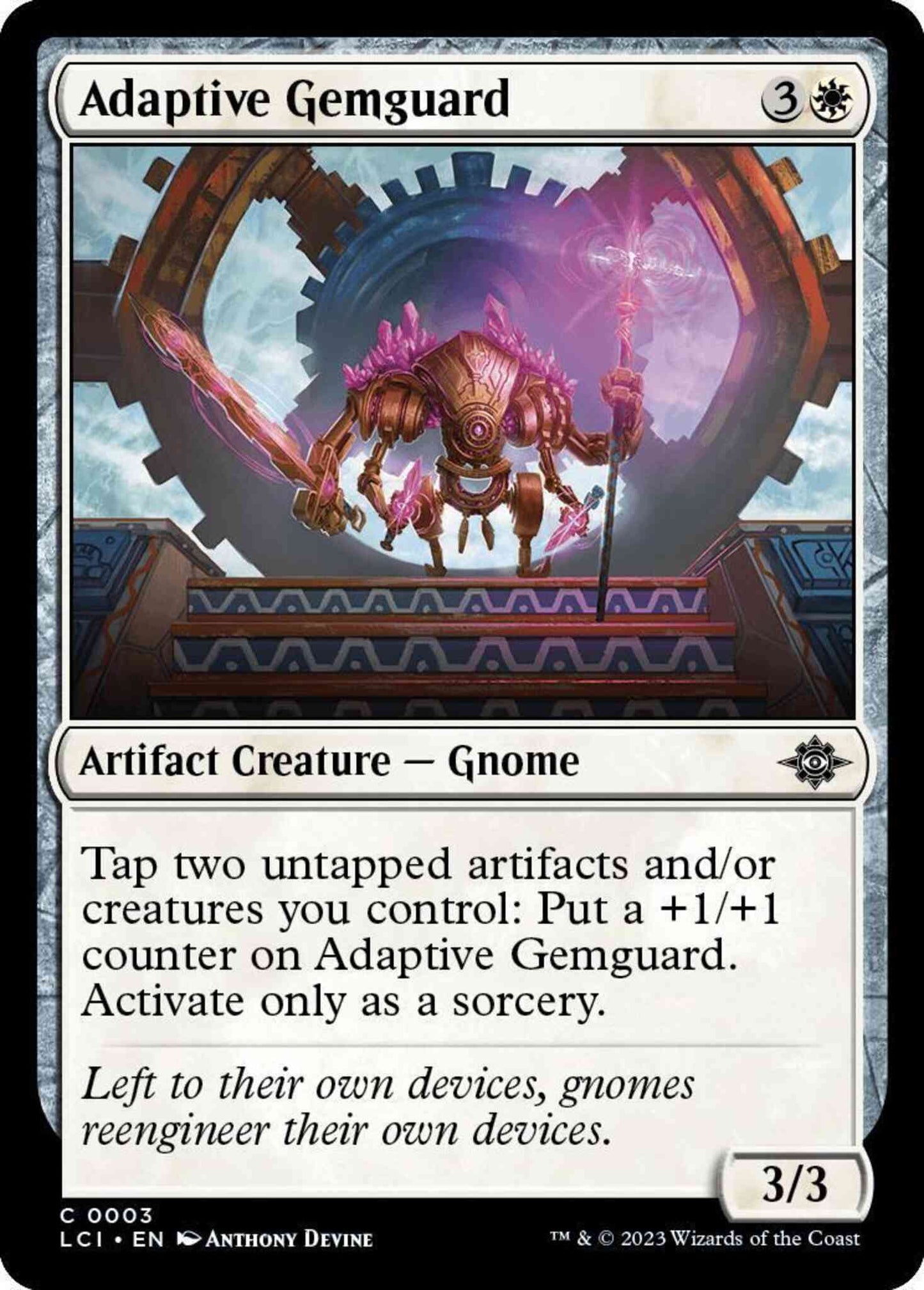 Adaptive Gemguard [3] [The Lost Caverns of Ixalan] [Non-Foil]