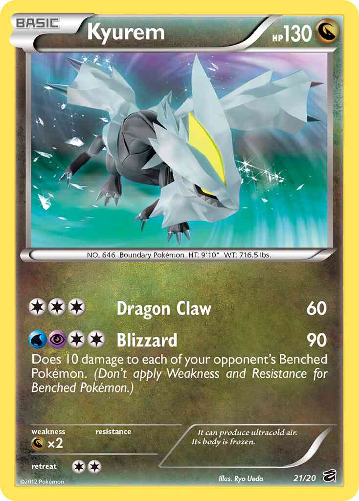Kyurem - 21/20 -  [dv1-21] [Holo]