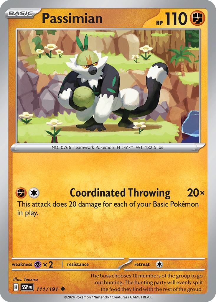 Passimian - 111/191 - Uncommon [sv08-111] [Non-Holo]