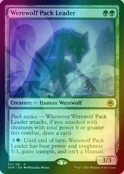 Werewolf Pack Leader [211x] [Ampersand] [Adventures in the Forgotten Realms Promos] [Foil]