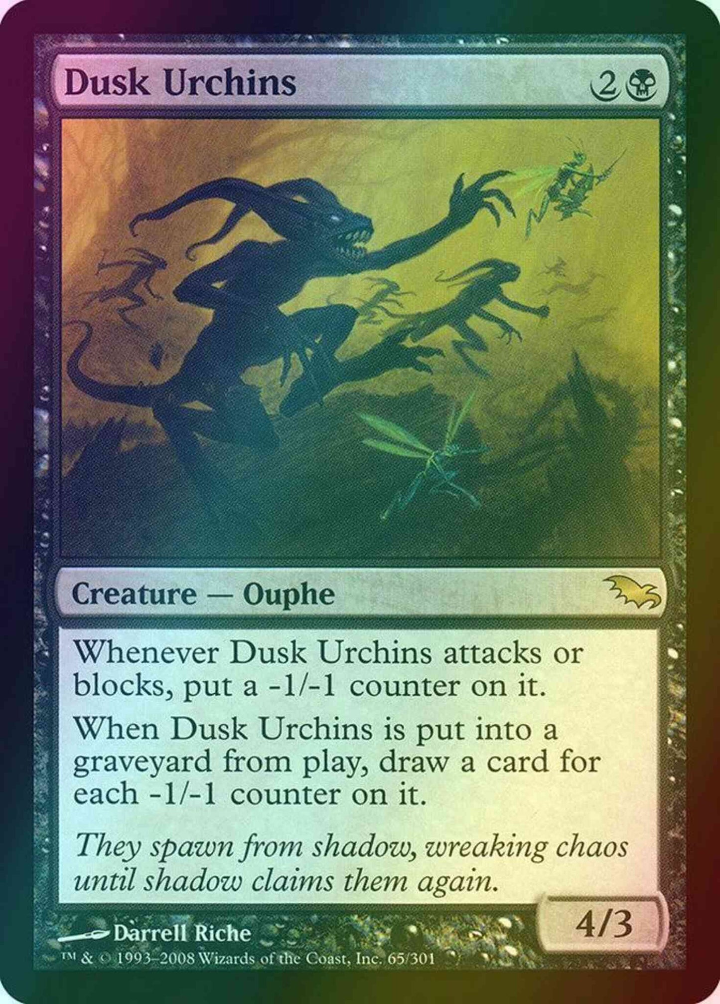 Dusk Urchins [65] [Shadowmoor] [Foil]