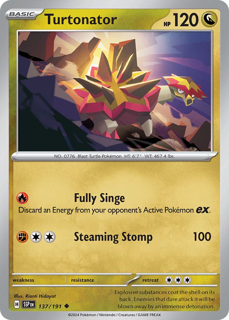 Turtonator - 137/191 - Uncommon [sv08-137] [Non-Holo]