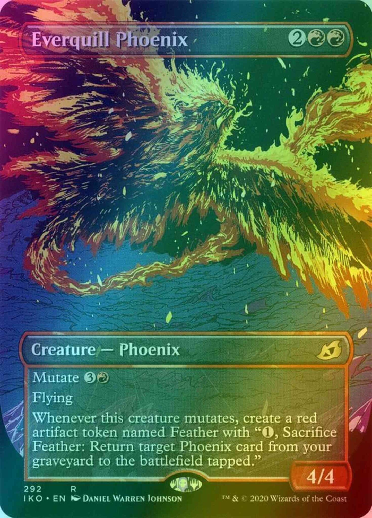 Everquill Phoenix [292] [Alternate Art] [Ikoria: Lair of Behemoths] [Foil]