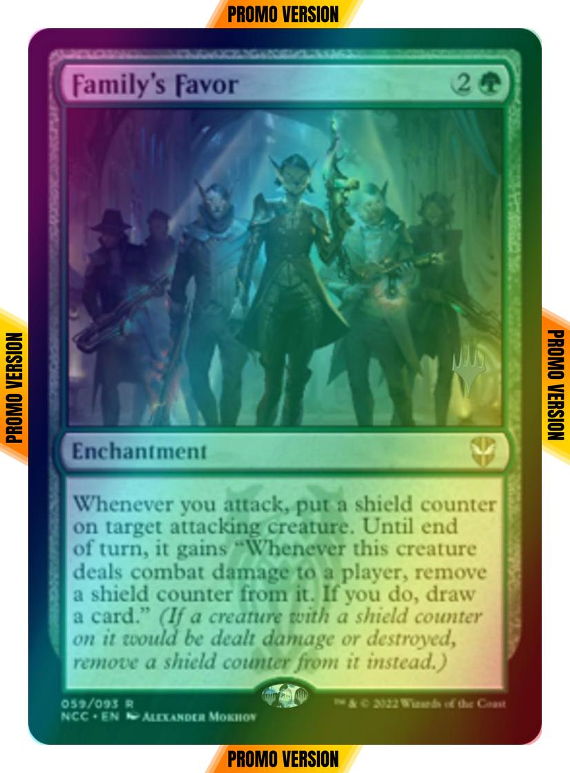 Family's Favor [Promo Pack] [59p] [Streets of New Capenna: Commander: Promos] [Foil]
