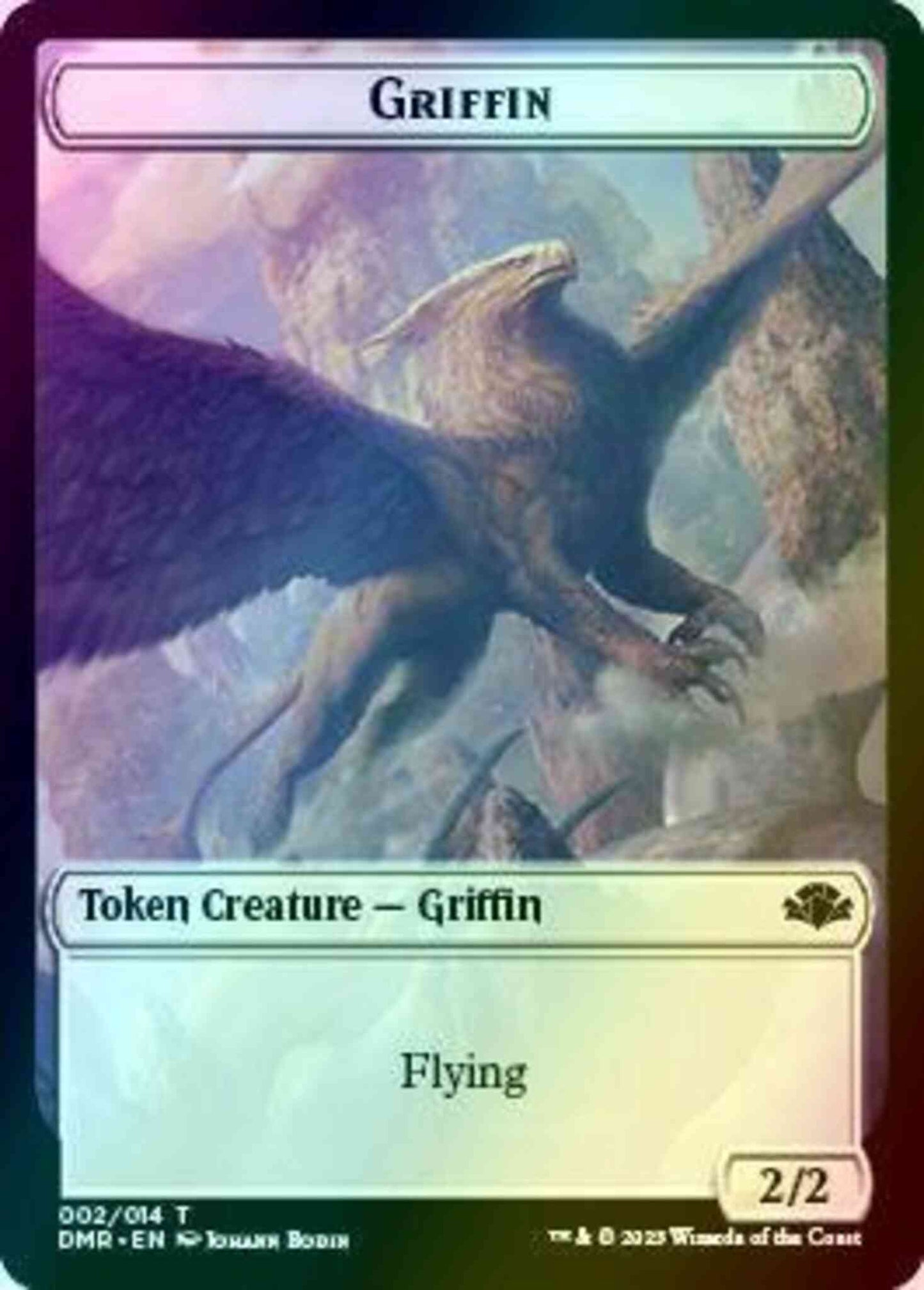 Griffin Token (02) // Zombie Token (05) [Dominaria Remastered: Tokens] [Foil]