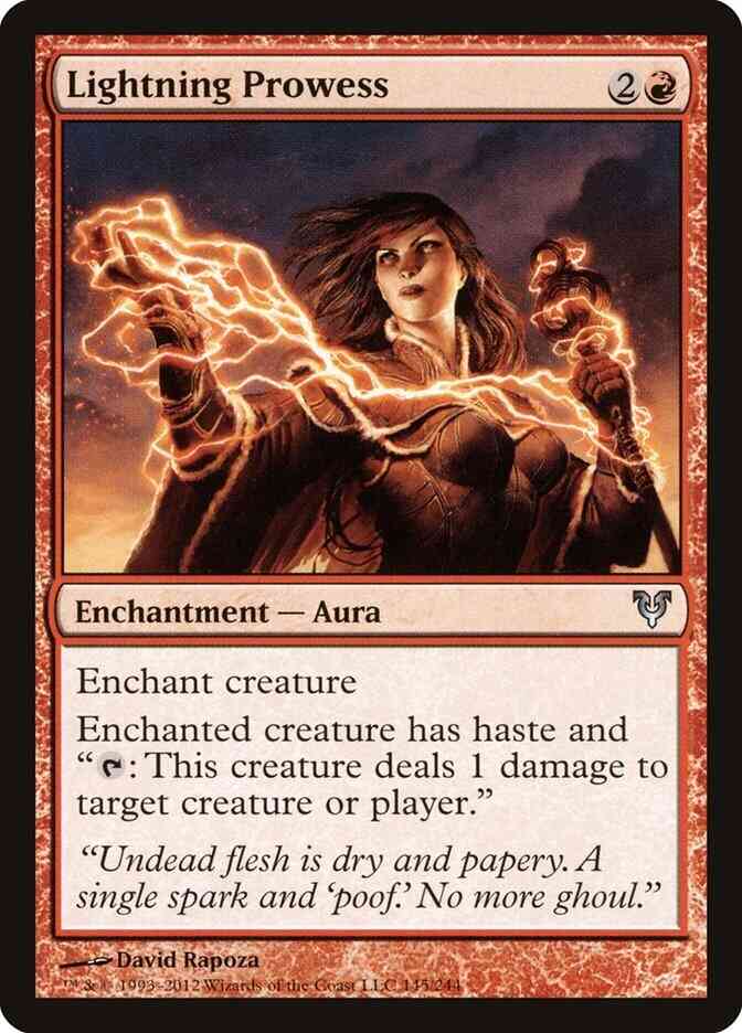 Lightning Prowess [145] [Avacyn Restored] [Non-Foil]