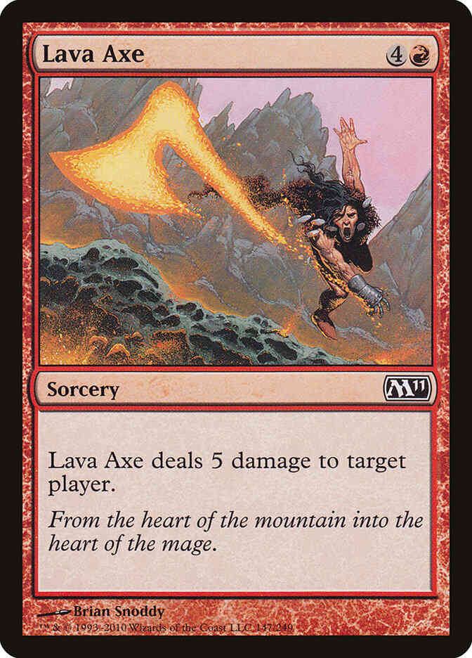 Lava Axe [147] [Magic 2011] [Non-Foil]