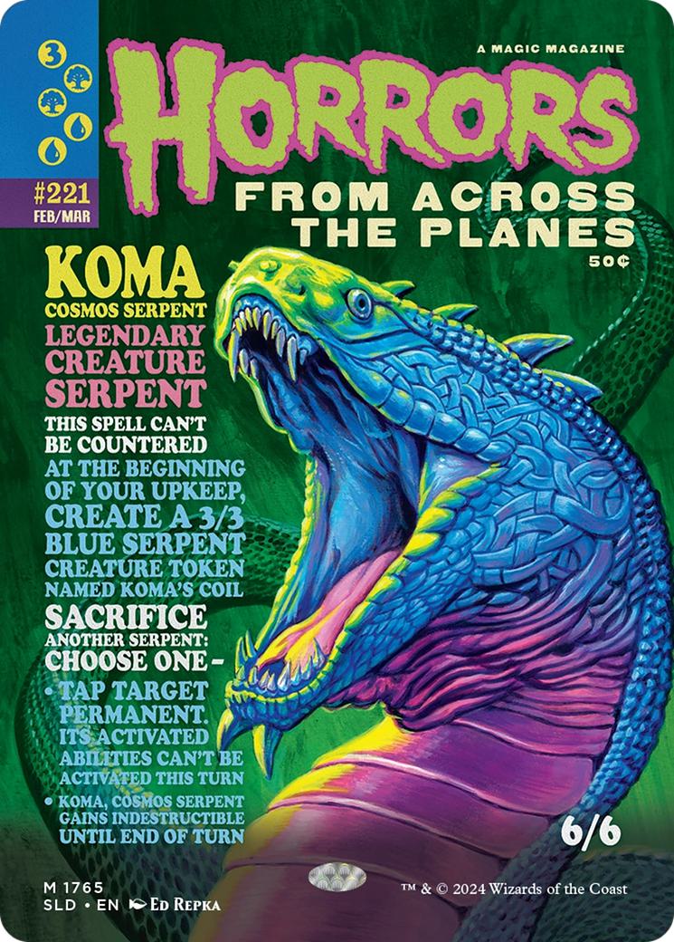 Koma, Cosmos Serpent [1765] [Borderless] [Monstrous Magazine] [Secret Lair Drop] [Non-Foil]