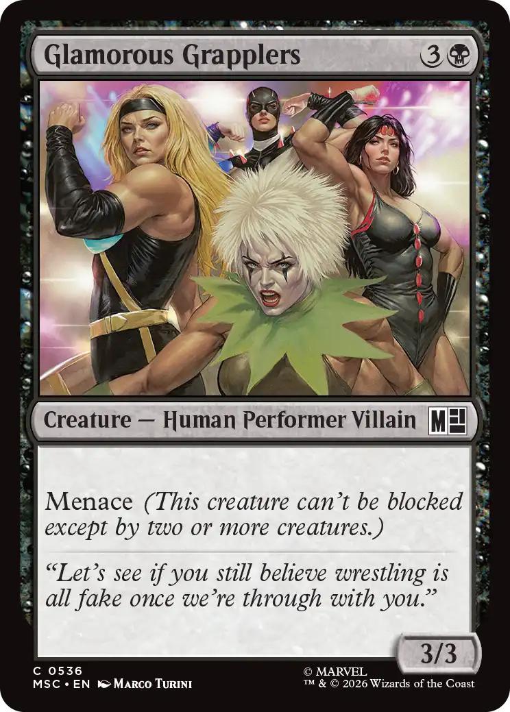 Glamorous Grapplers [536] [Beginner Box] [Marvel Super Heroes: Commander] [Non-Foil]