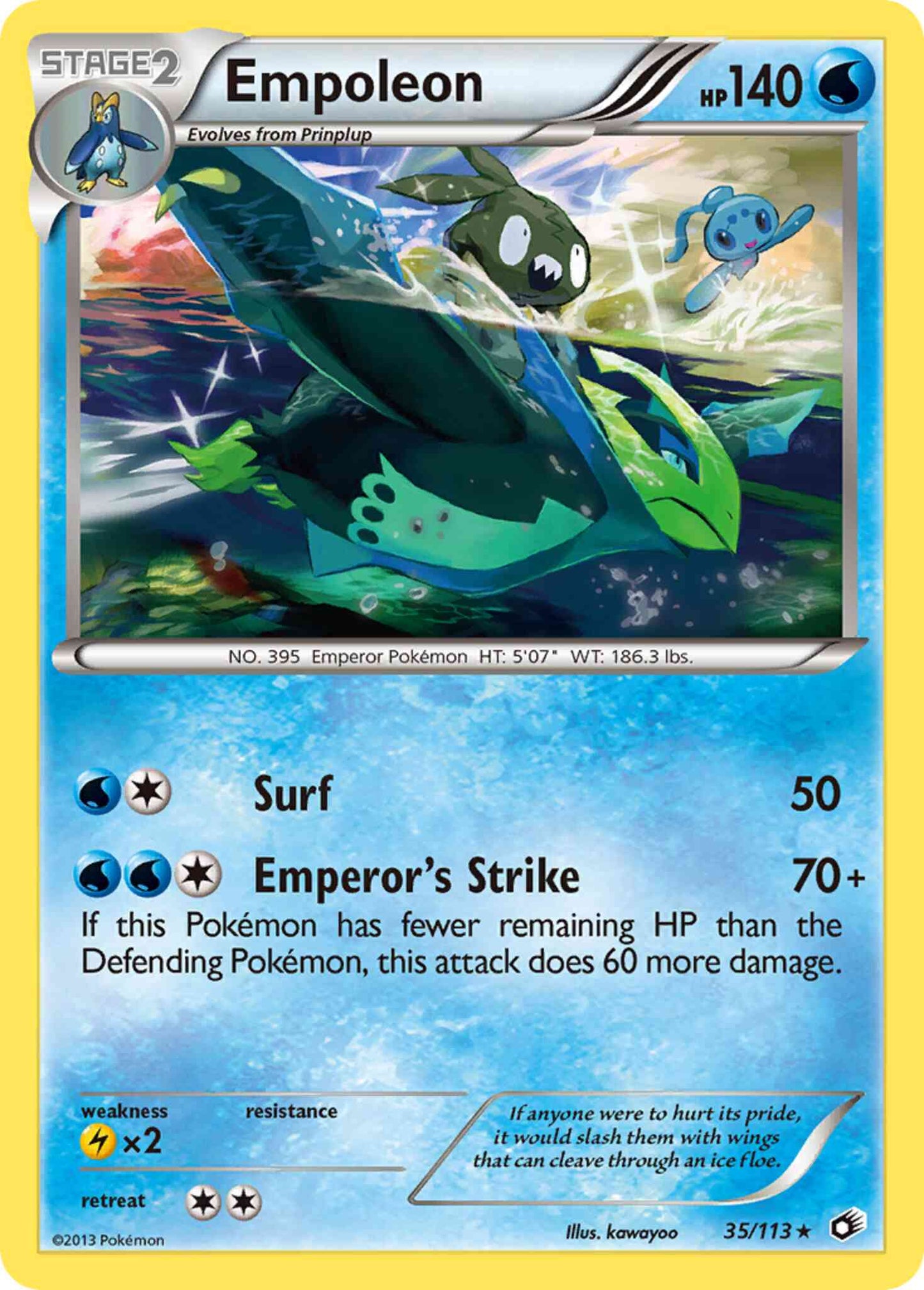 Empoleon - 35/113 - Rare [bw11-35] [Reverse Holo]